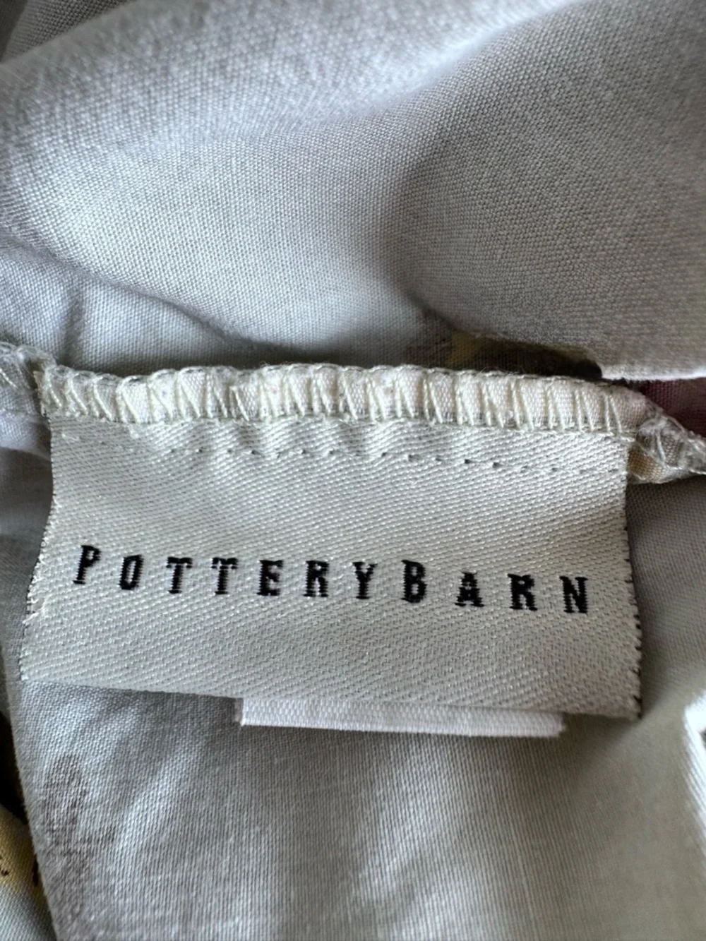 Pottery Barn Floral Pillowcase Sham Set   (4)  Roses Cotton Cottage Vintage